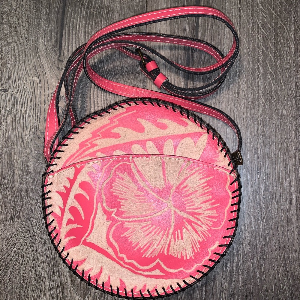 Patricia Nash Pink Scafati Canteen Crossbody